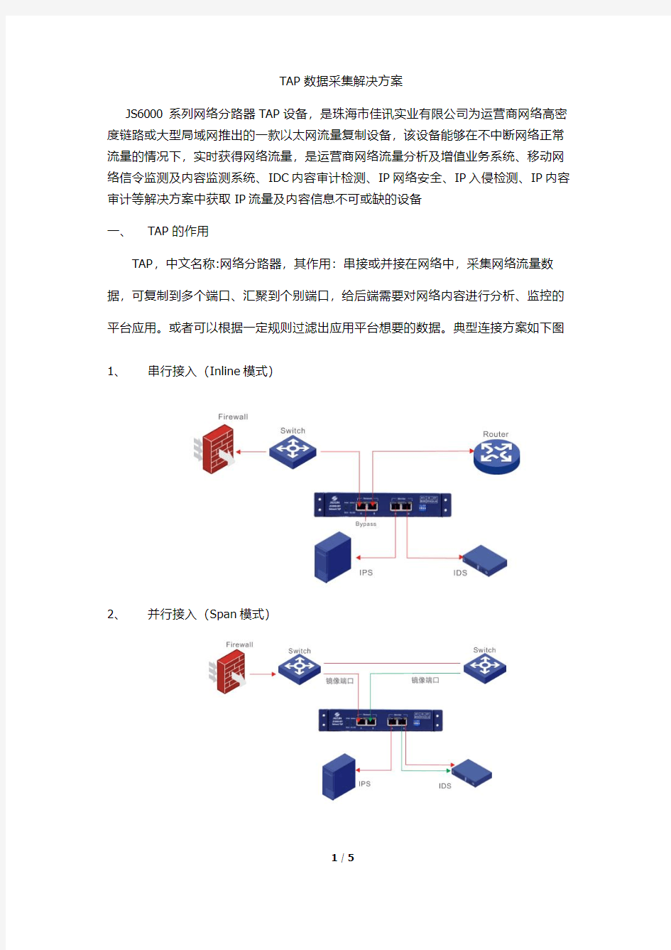 TAP数据采集解决方案