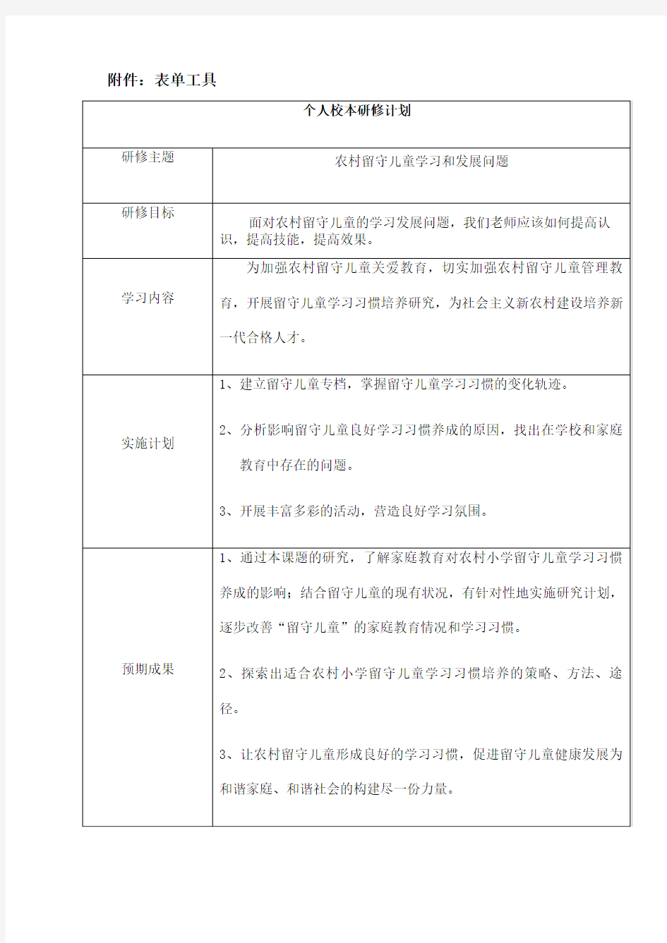 作业(个人研修计划)模块一[2]