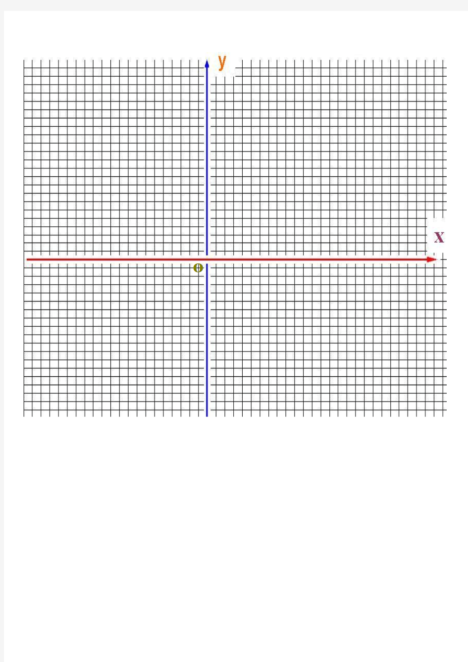 直角坐标系格子图