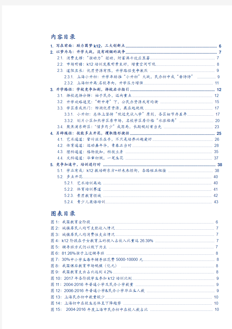 2018年上海K12教育培训行业深度分析报告
