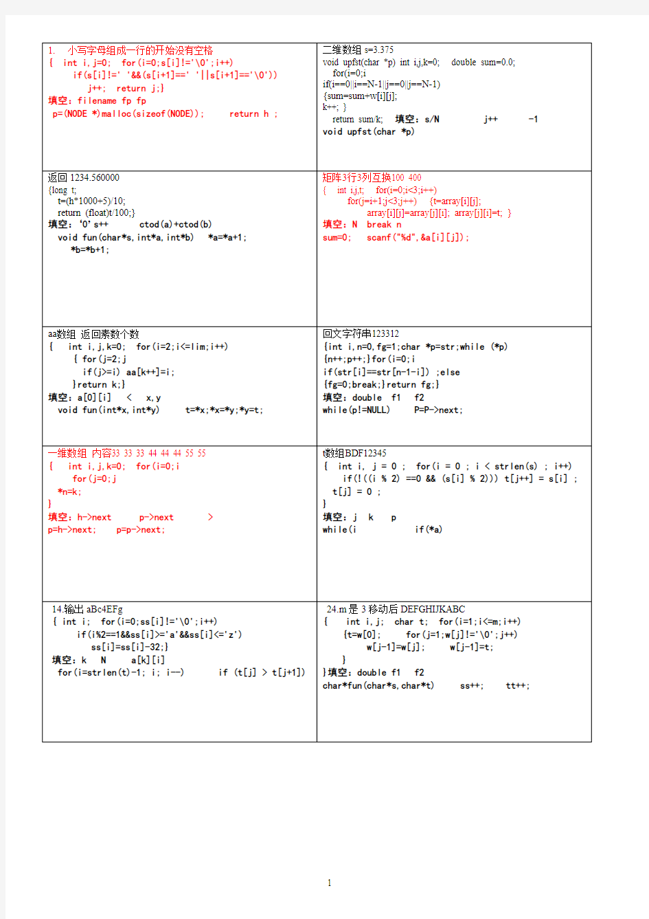 2016年9月全国计算机二级考试操作题