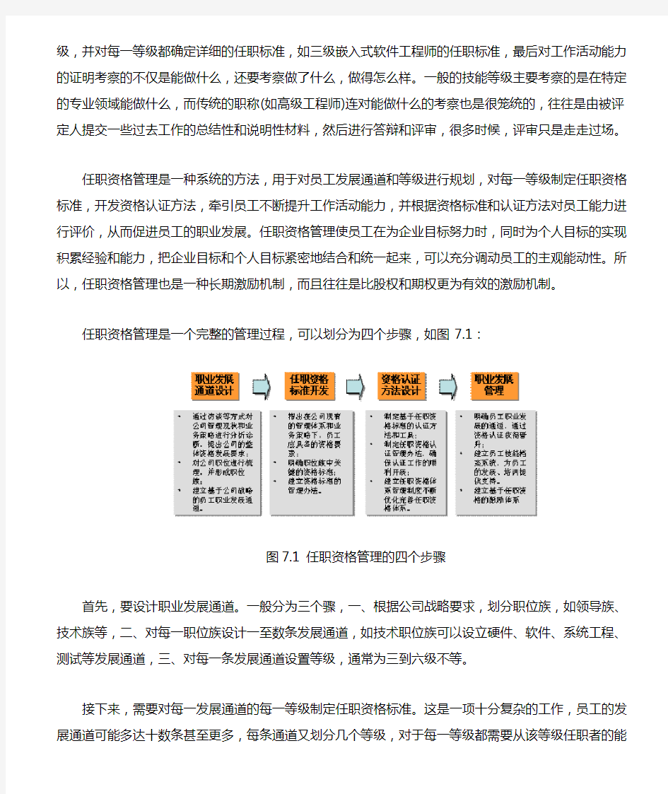 产品研发技术人员经理的任职资格管理