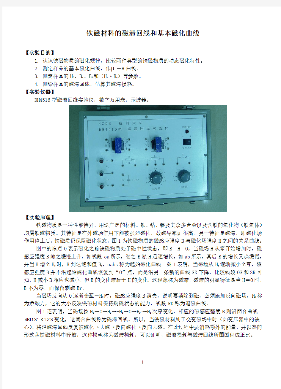 磁滞回线实验仪