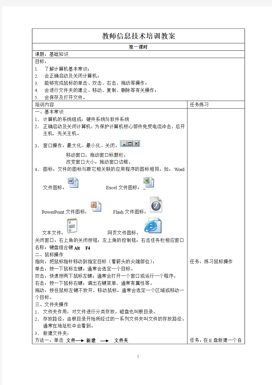 2013年教师信息技术培训教案