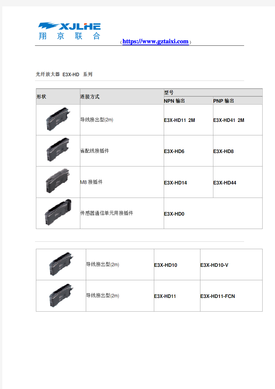 E3X-HD11-FCN 光纤放大器