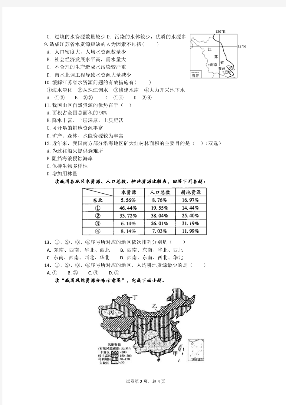 中国自然资源一pdf版