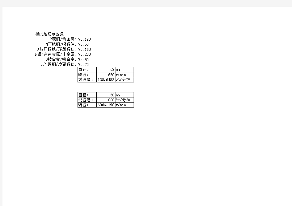 线速度计算