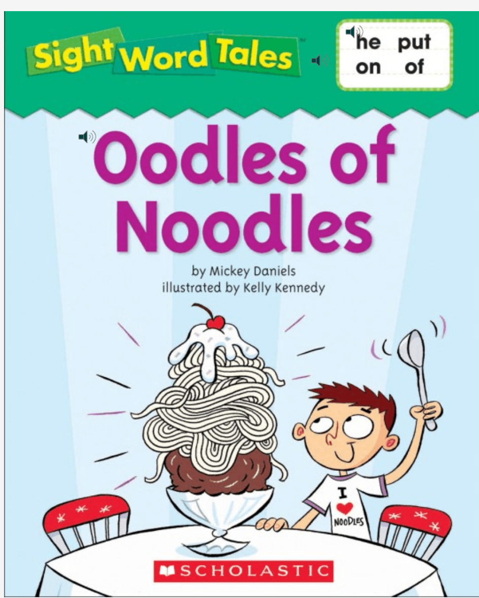 经典亲子英语读物儿童绘本英文版启蒙英语读物06 Oodles of Noodles