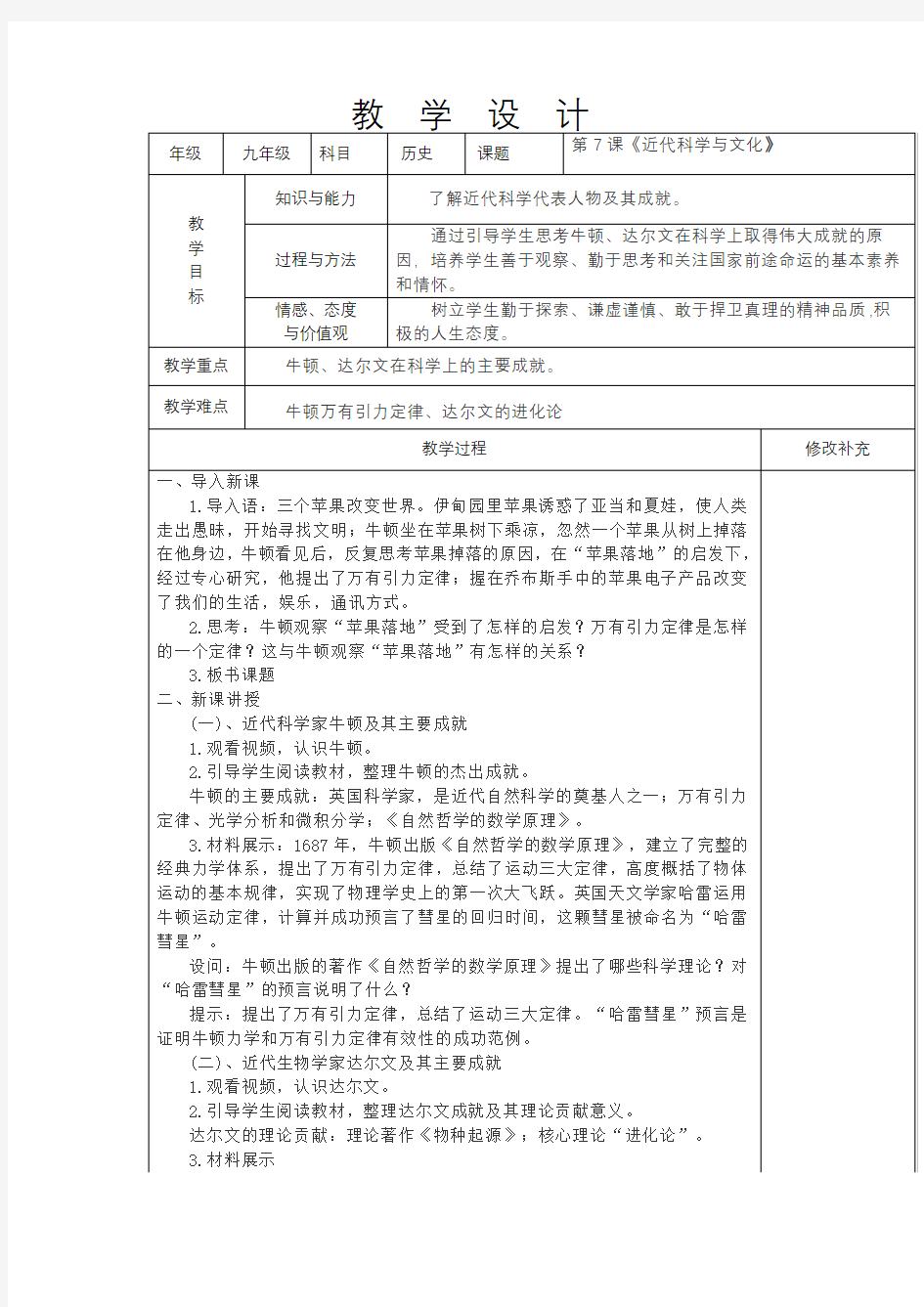 近代科学与文化