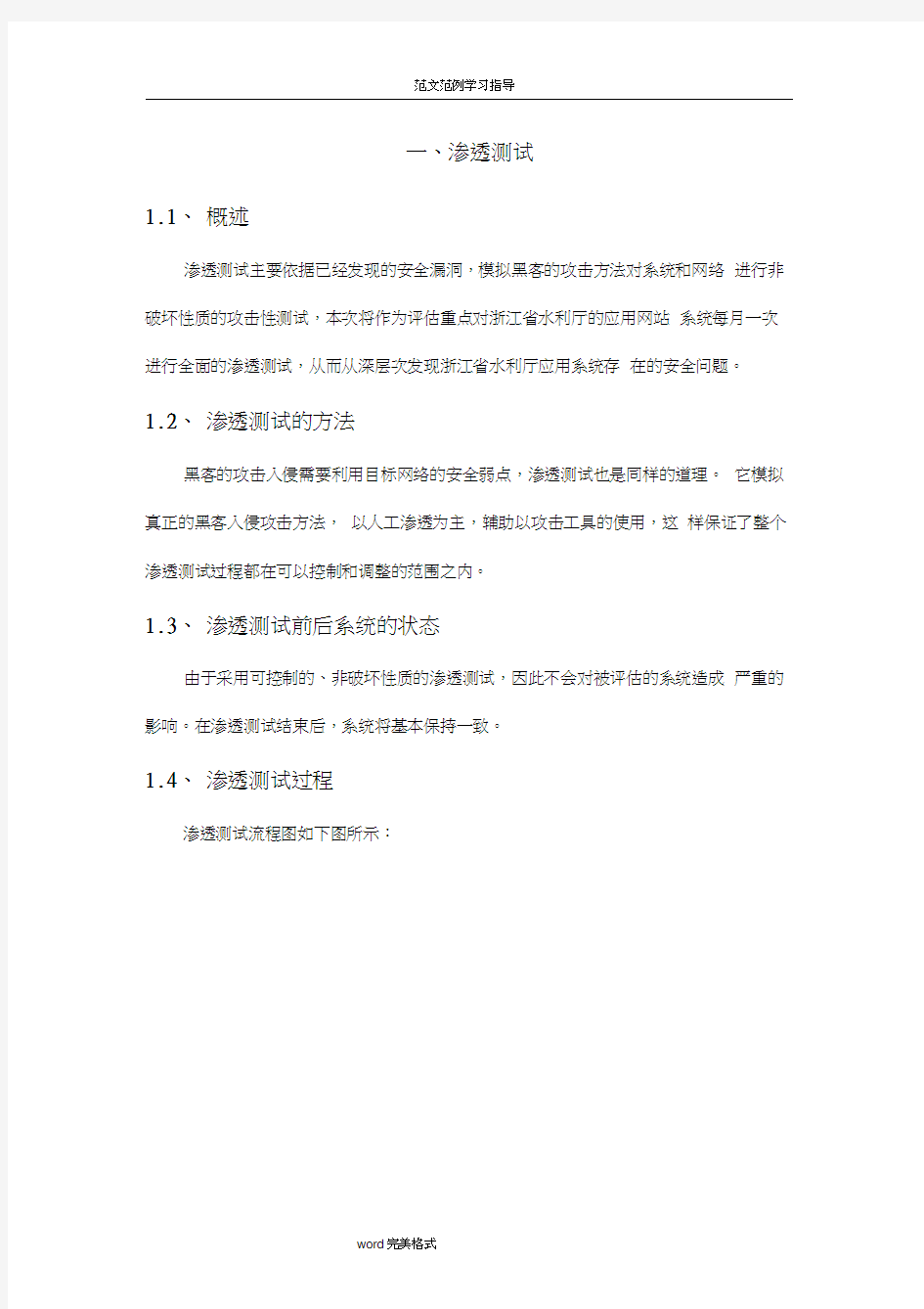 渗透测试、风险评估技术设计方案