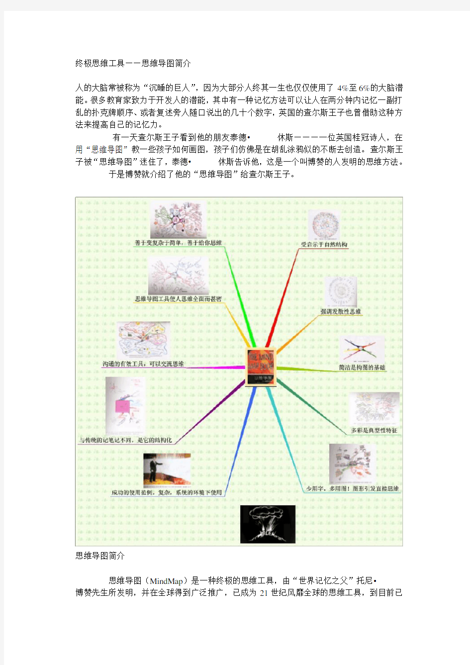 思维导图简介知识讲解