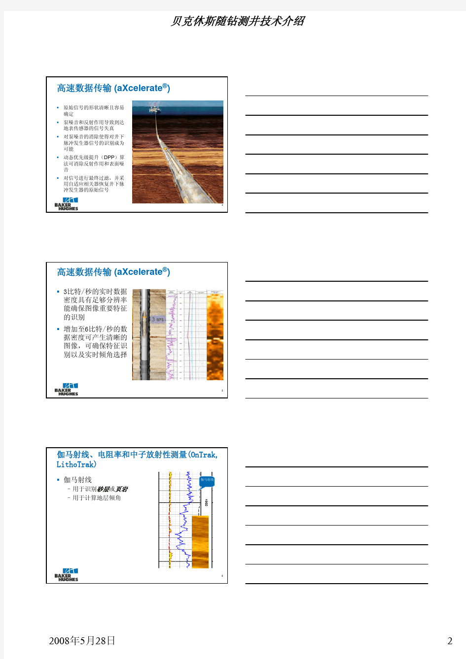 贝克休斯随钻测井技术介绍