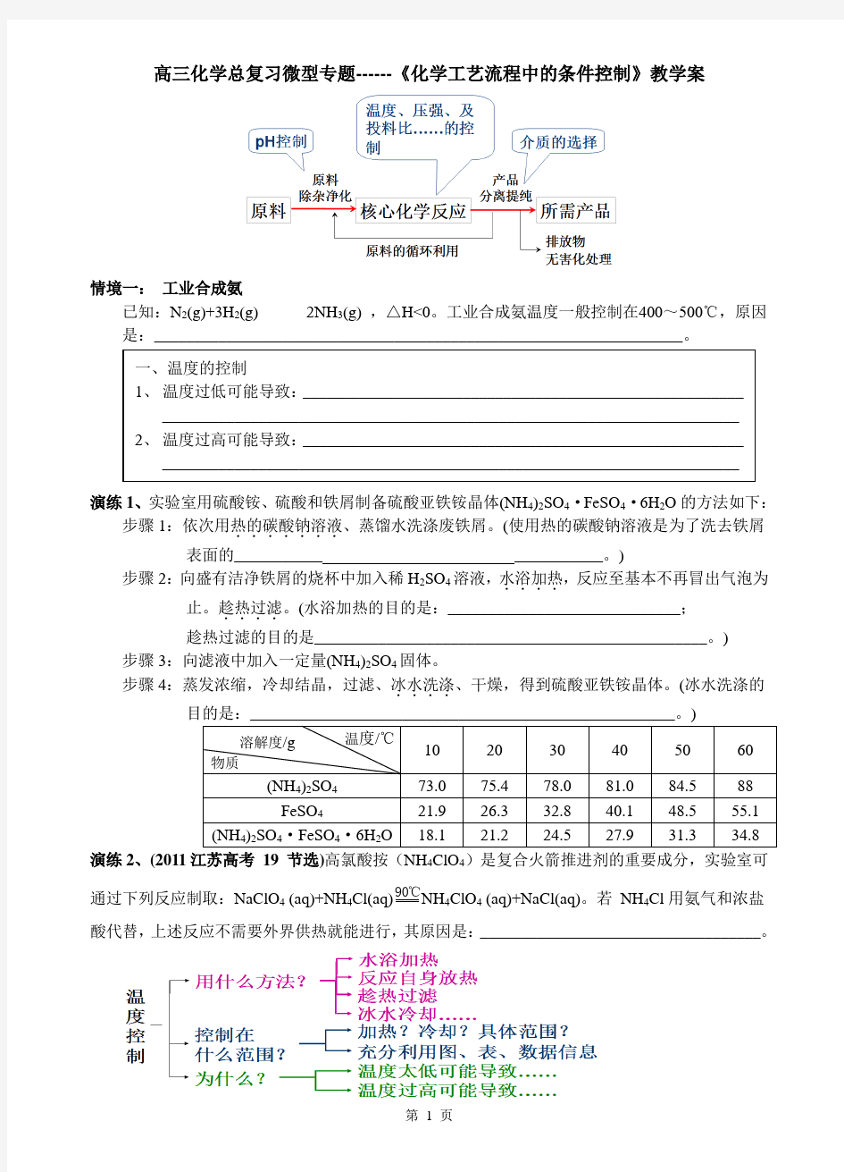 《化学工艺流程中的条件控制》)