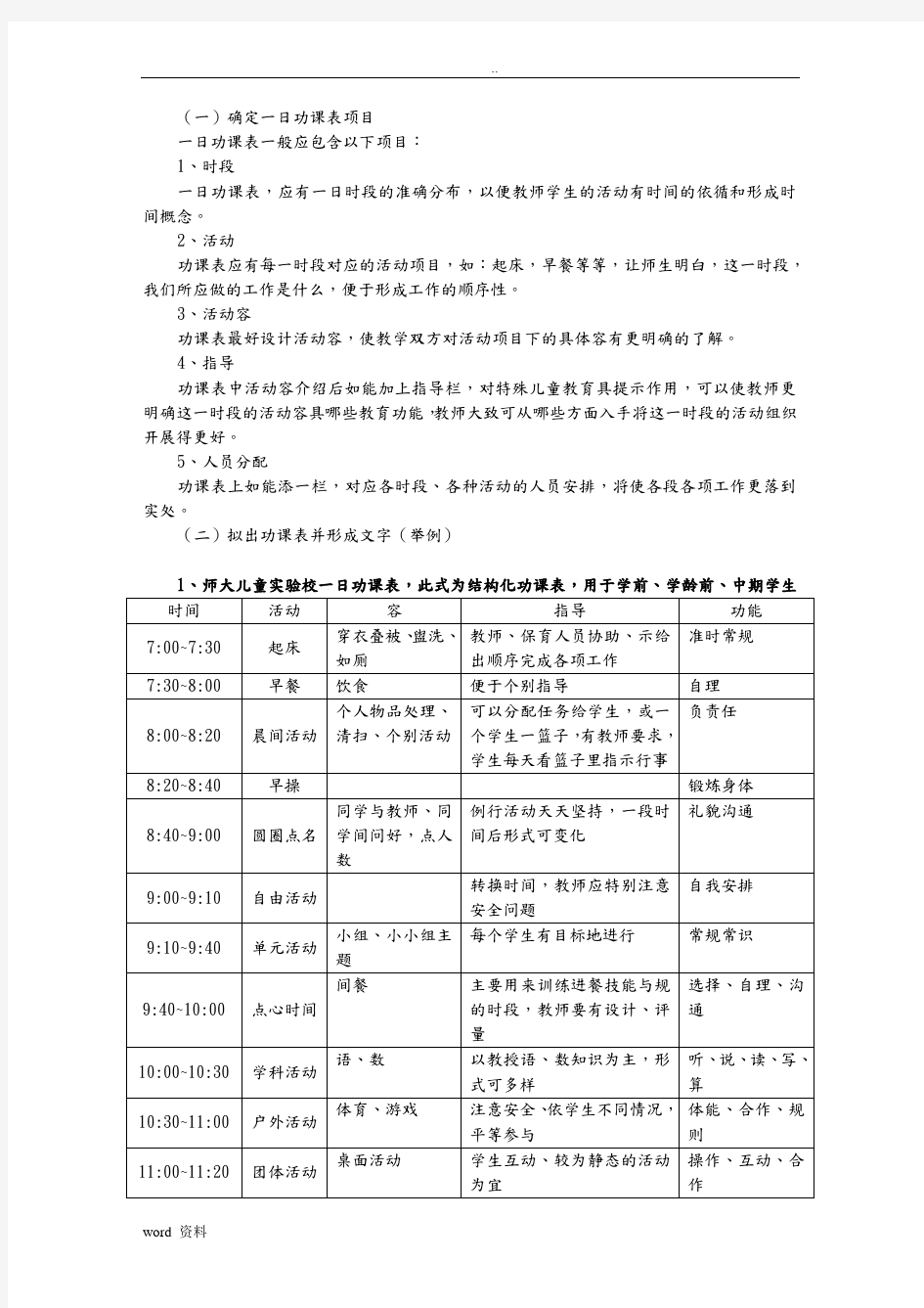 特殊教育教学活动设计与实施流程