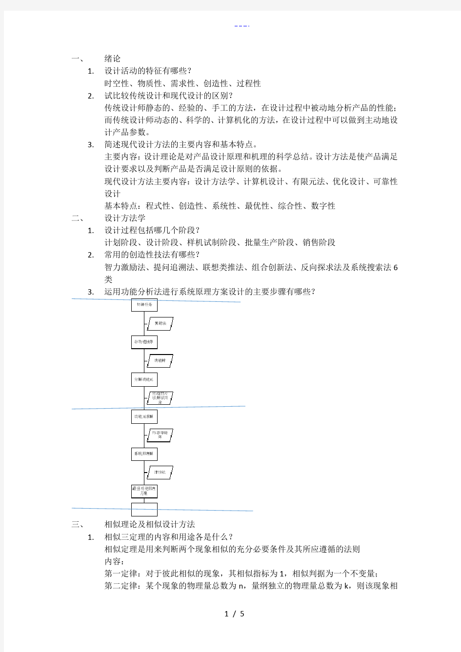 现代机械设计方法(答案解析)