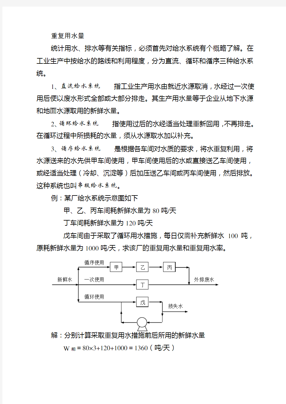 污染物排放量的计算方法