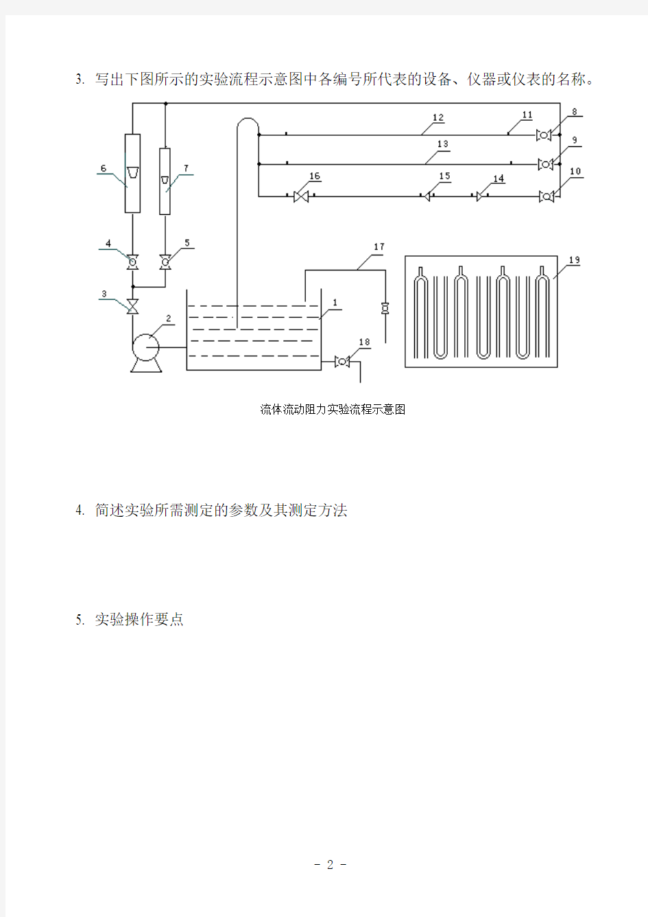 化原实验报告-流体流动阻力的测定