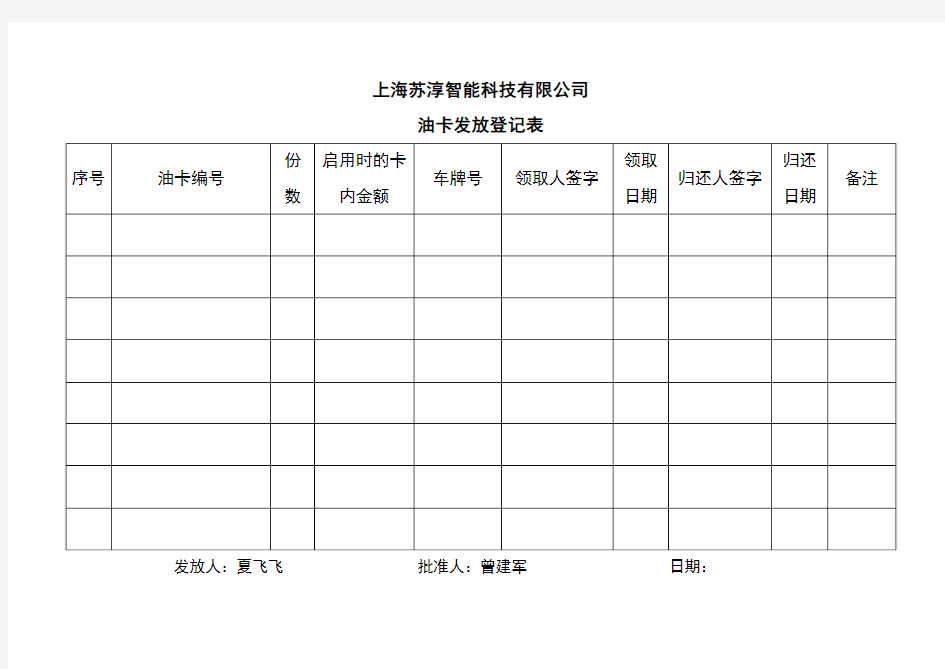 开户登记表