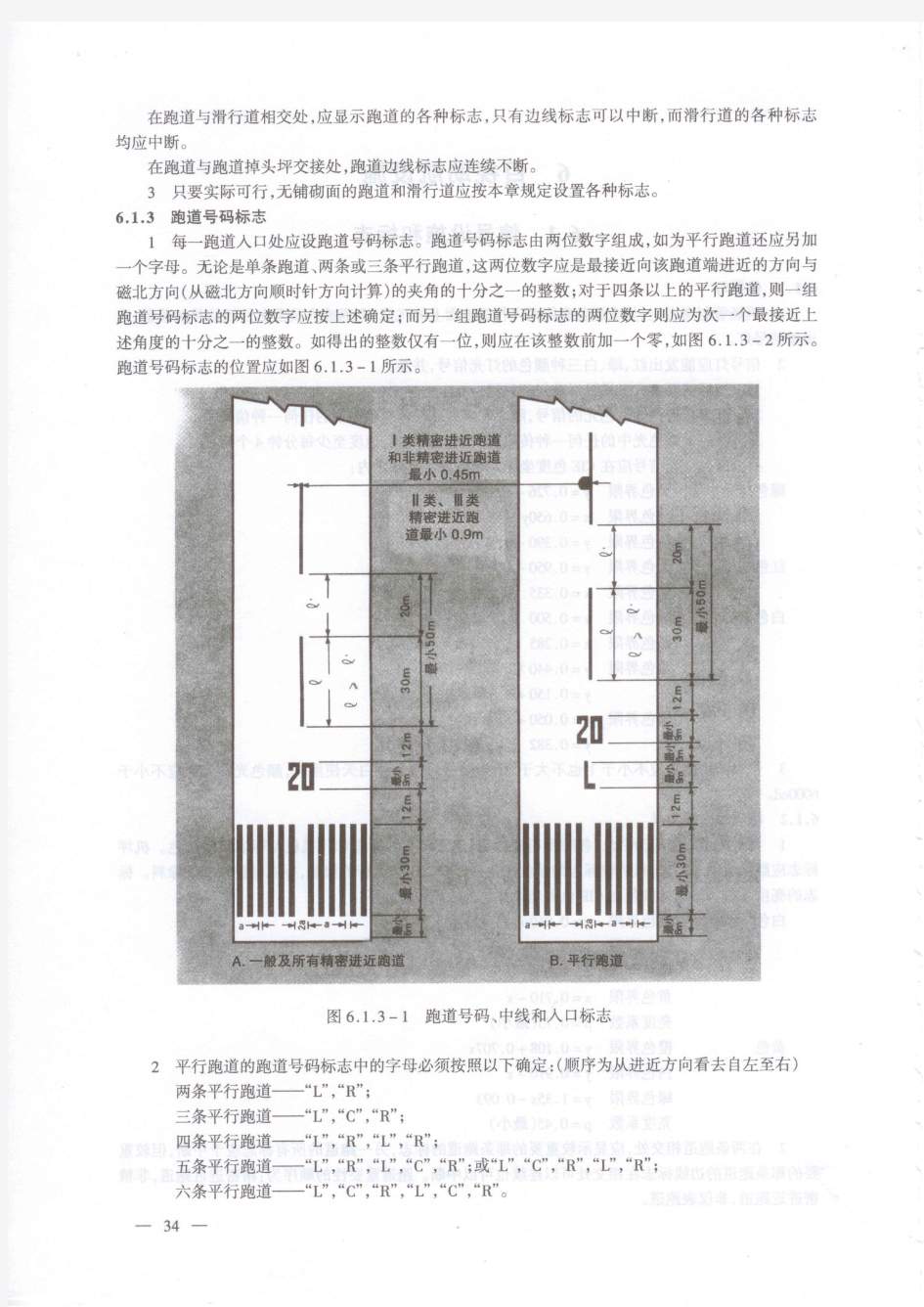 民用机场飞行区技术标准MH5001-2006图示