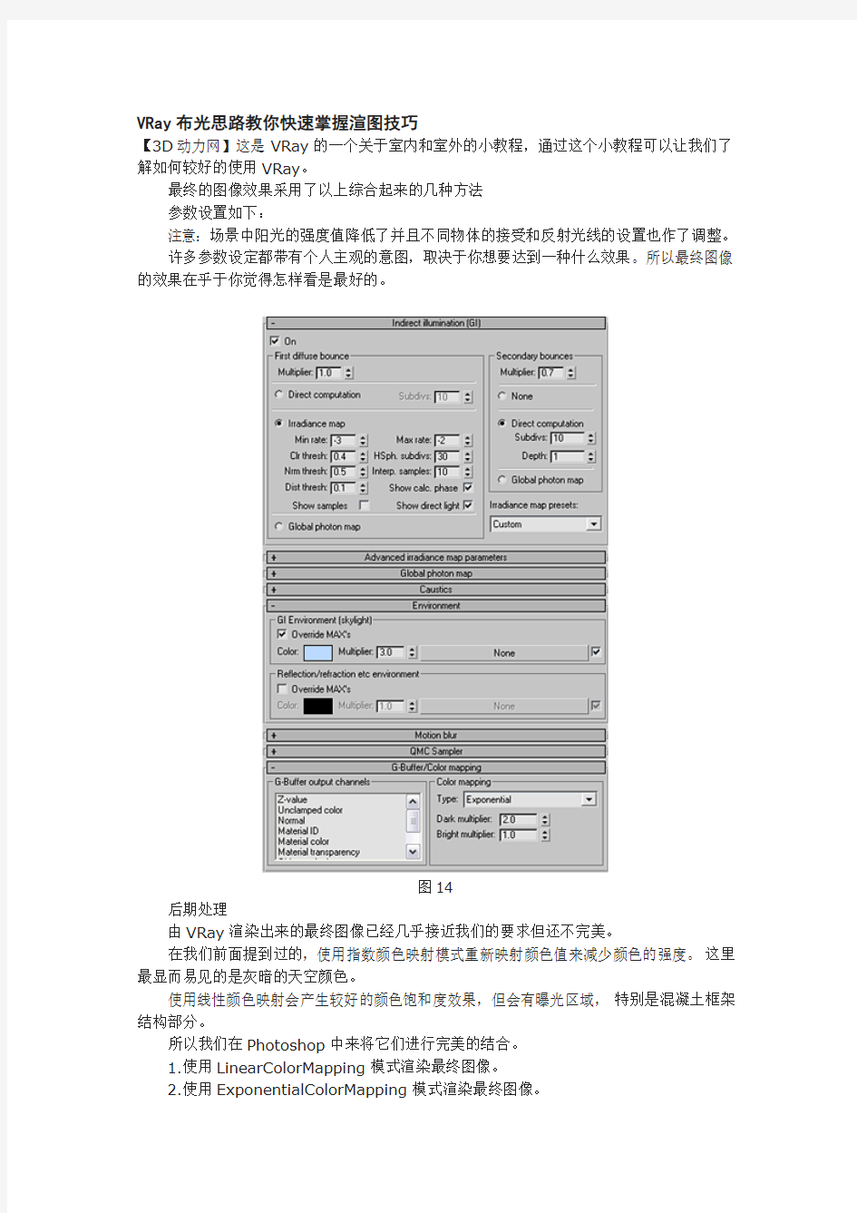 3DMAX VRay布光思路教你快速掌握渲图技巧