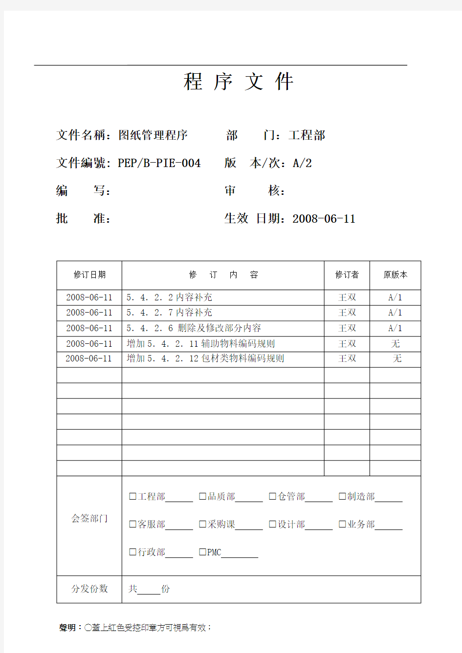 图纸管理程序