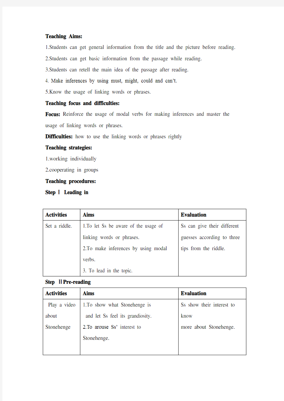 九年级英语全册 Unit8_SectionB(2a-2e)优质课教案_3(四川省)