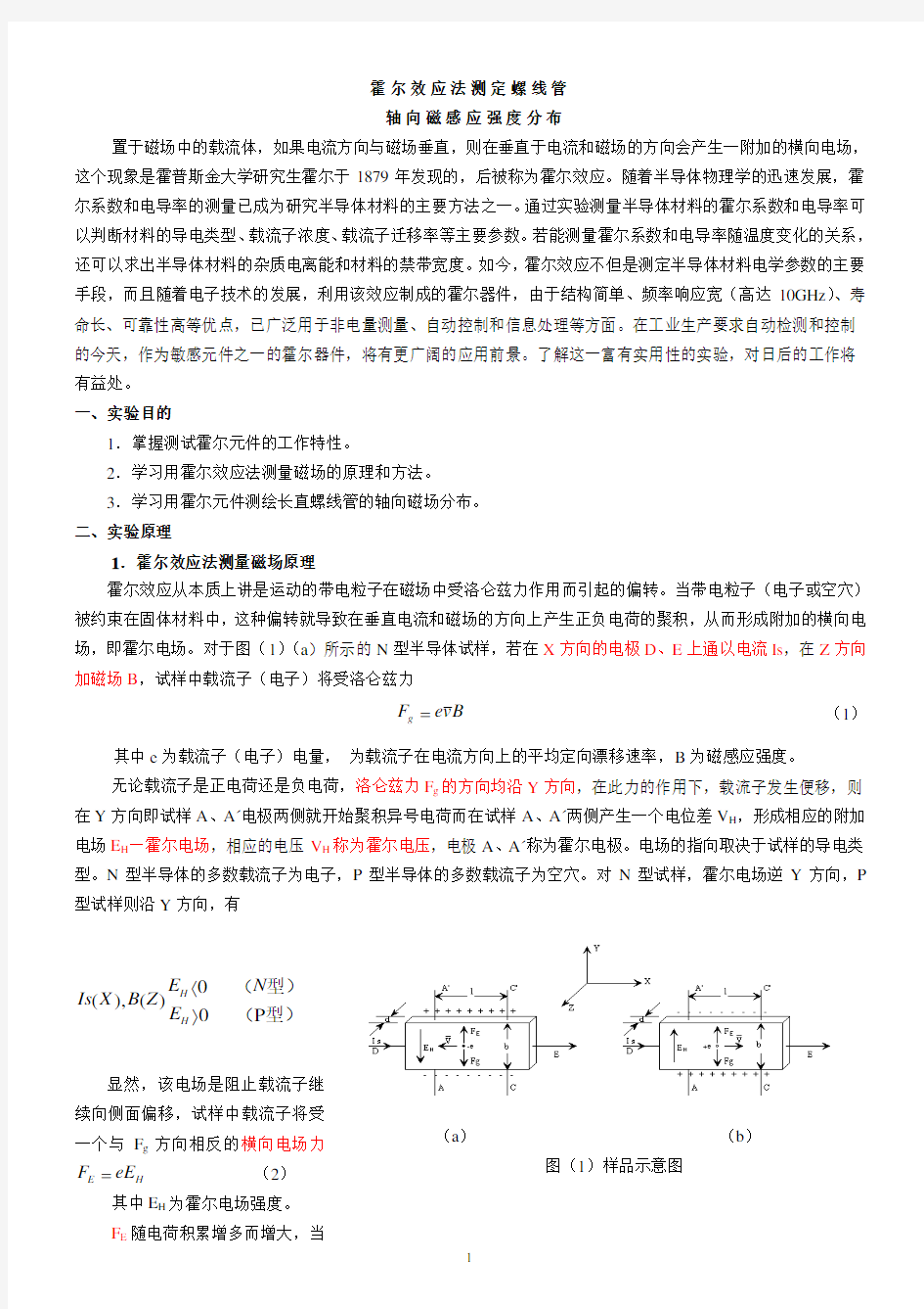 讲义螺线管磁场