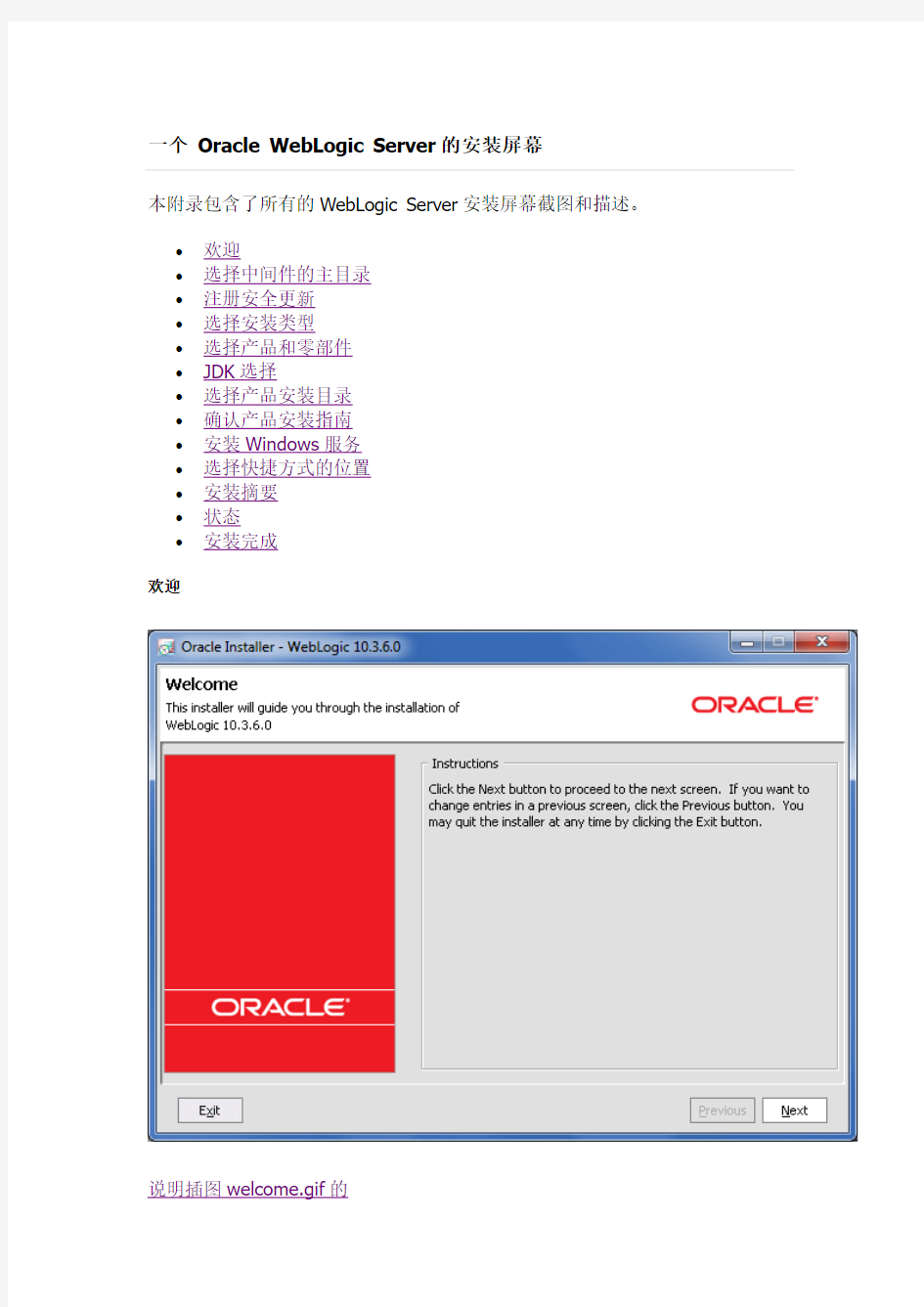 Oracle WebLogic Server的安装