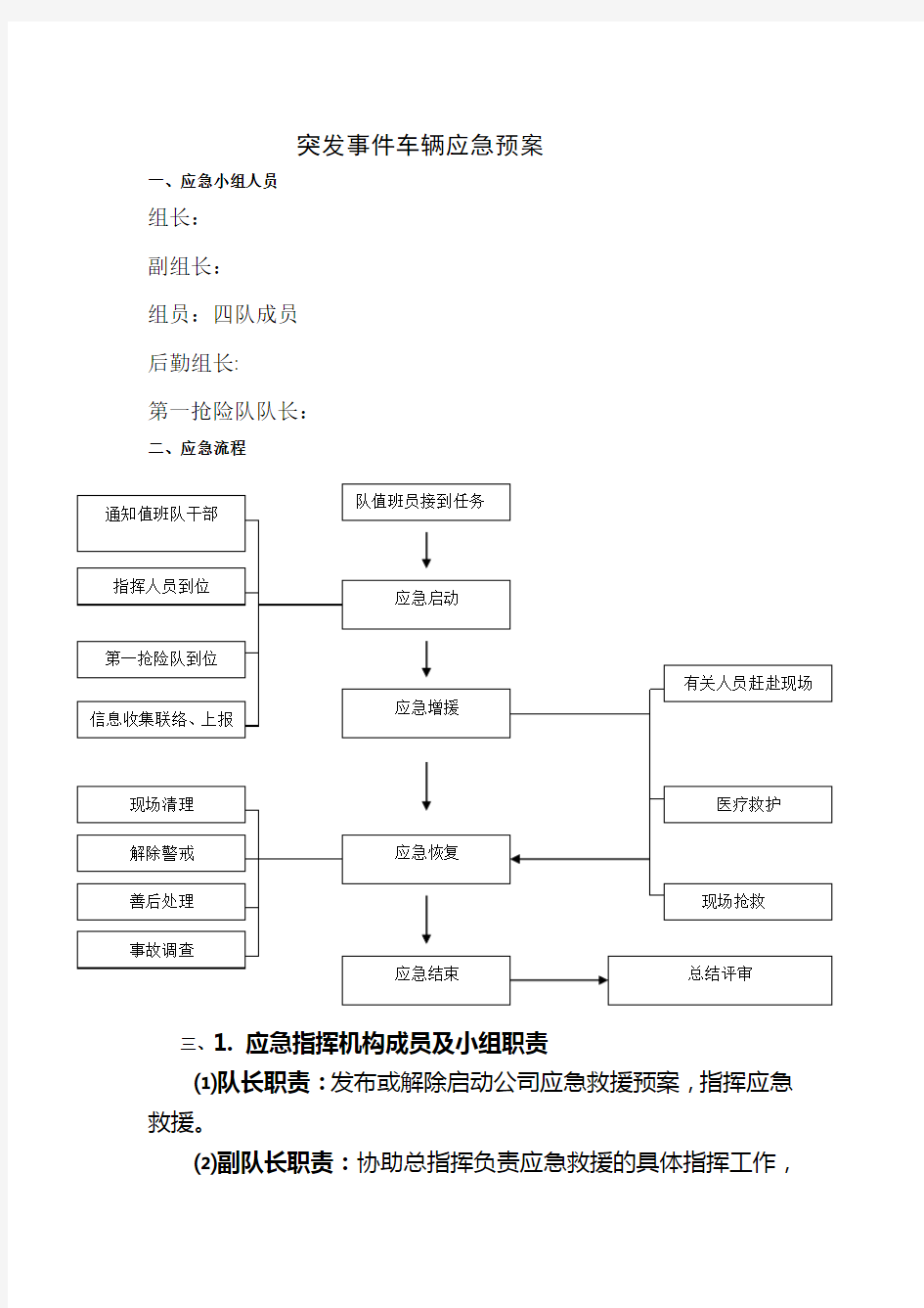 应急预案流程图(修改)