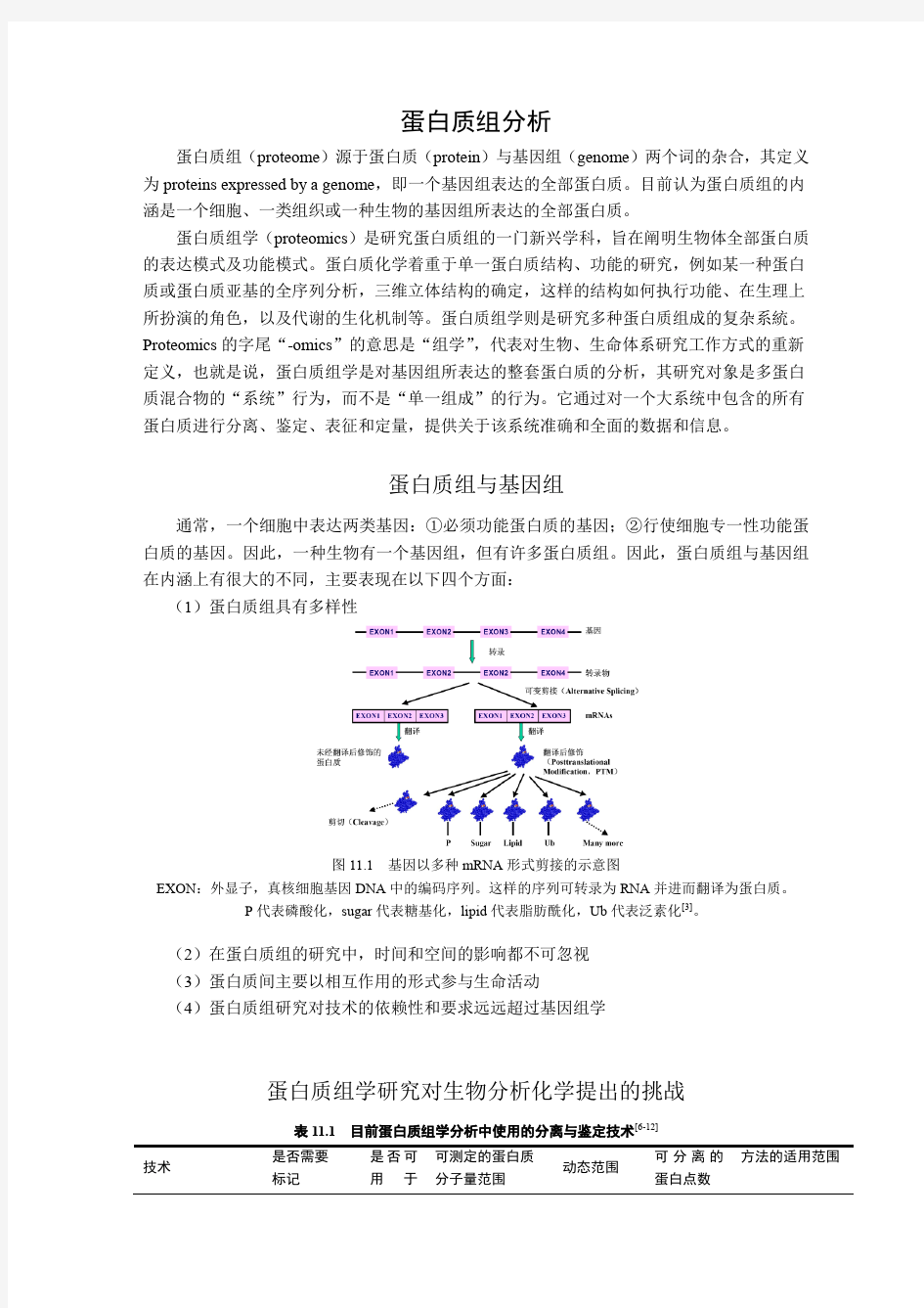 蛋白质组分析