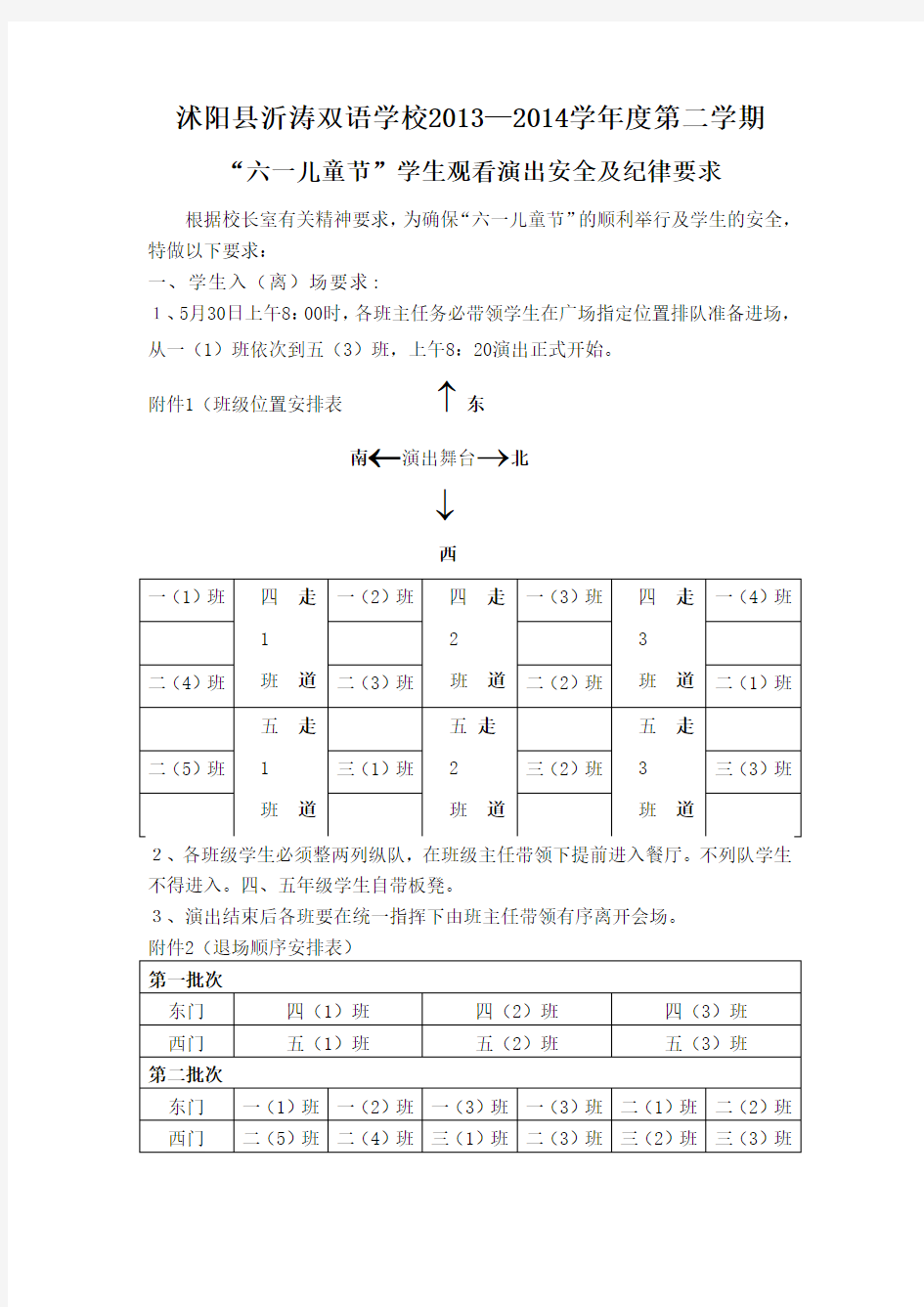 会场纪律要求 