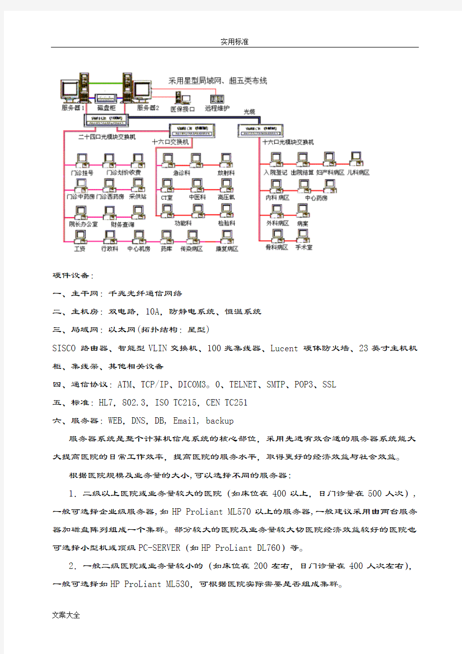 HIS系统结构图