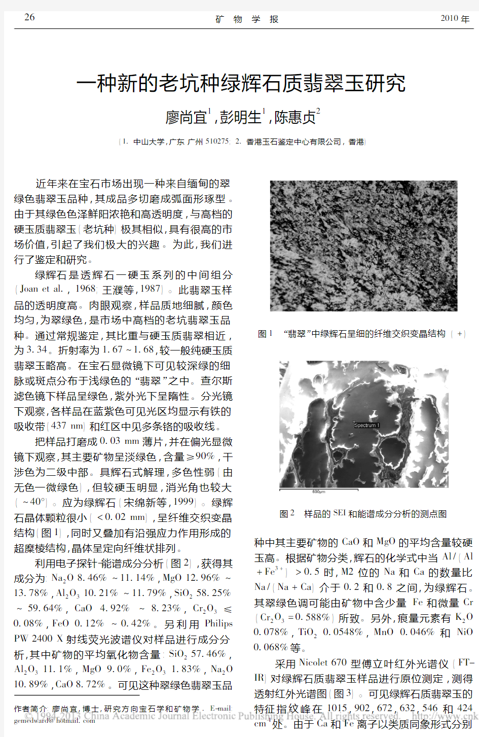 一种新的老坑种绿辉石质翡翠玉研究_廖尚宜