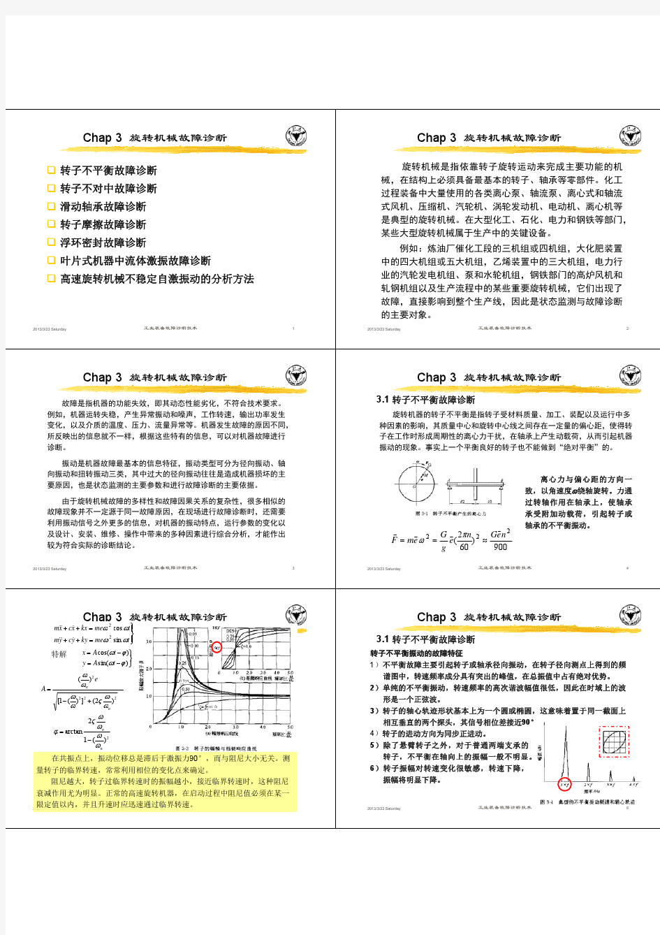 chap3_旋转机械故障诊断_YJR