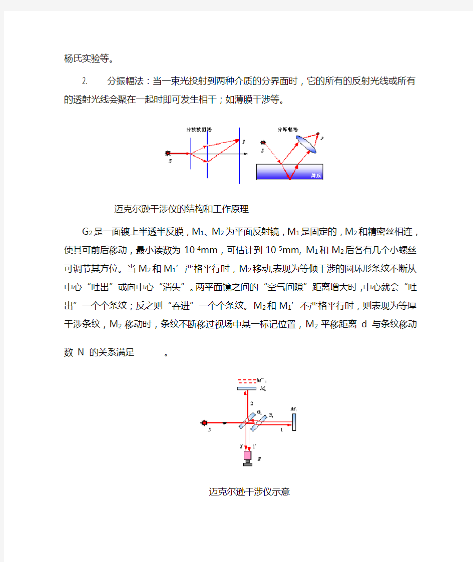 迈克尔逊干涉仪