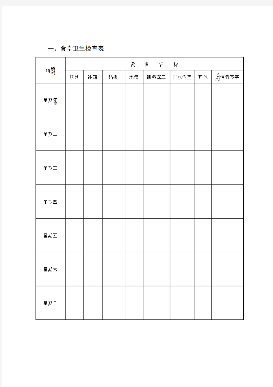 后勤管理表单