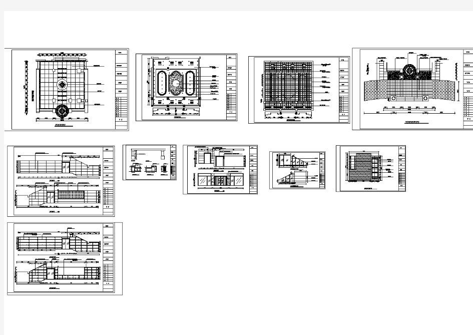 大堂结构设计方案及施工全套CAD图纸