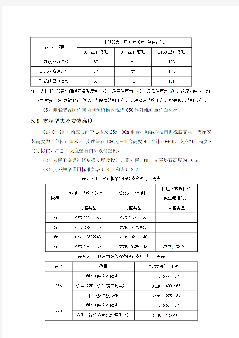 精品湖杭高速公路施工图设计word文档