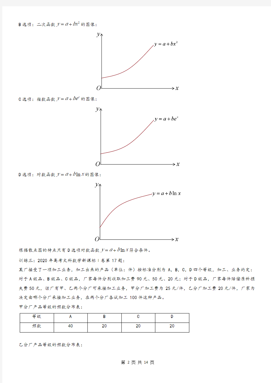 2020年高考数学分类汇编：统计概率与排列组合