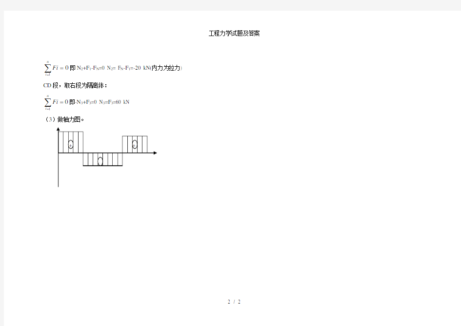 工程力学试题及答案