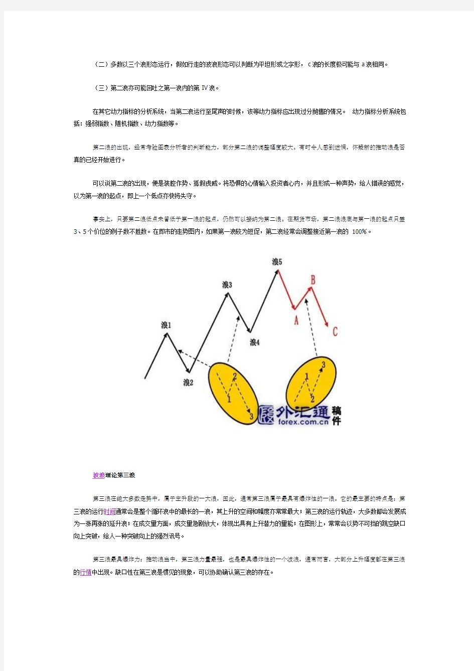 波浪理论五浪精解用法资料