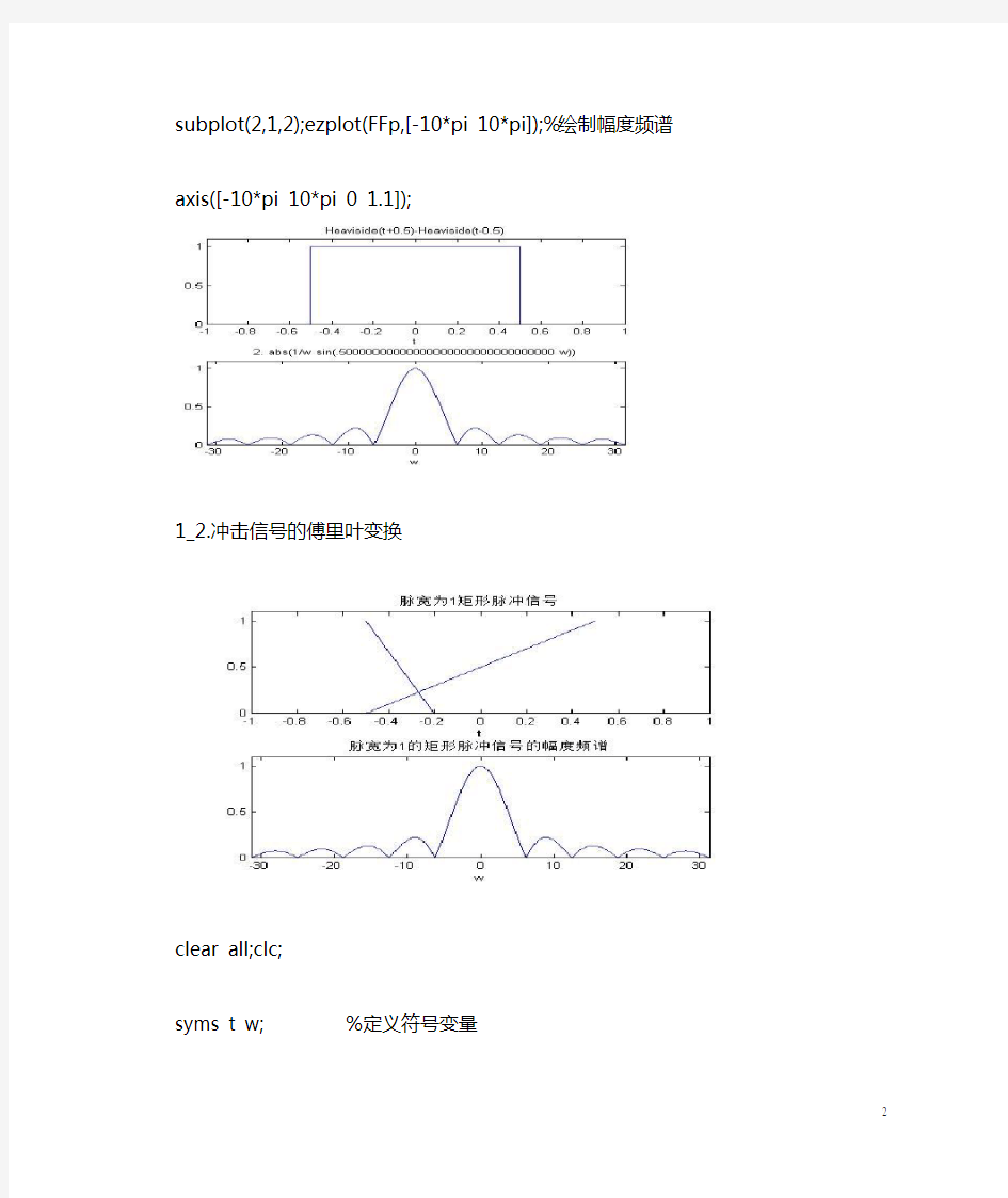 信号与系统实验