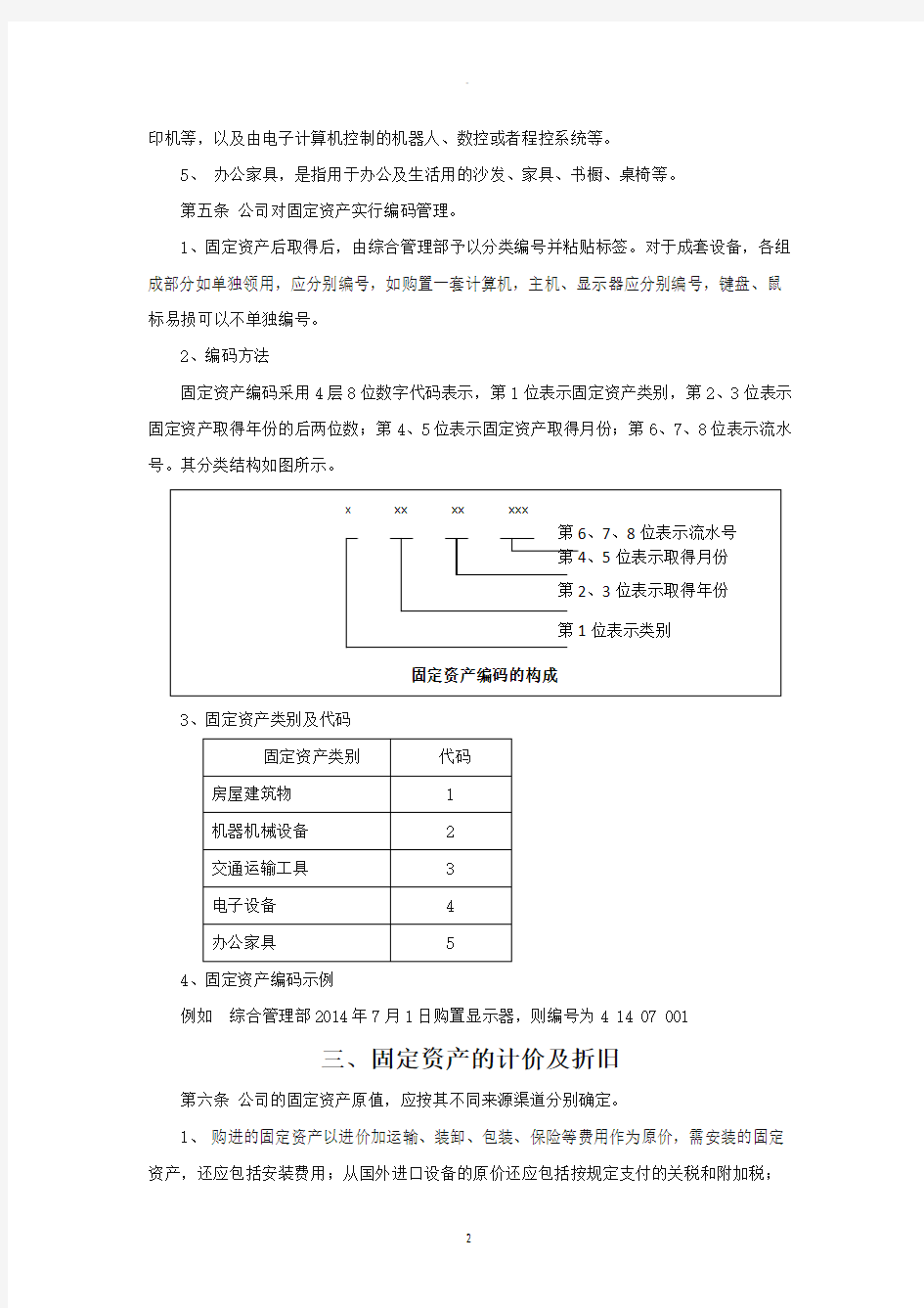 公司固定资产管理制度(完整版)