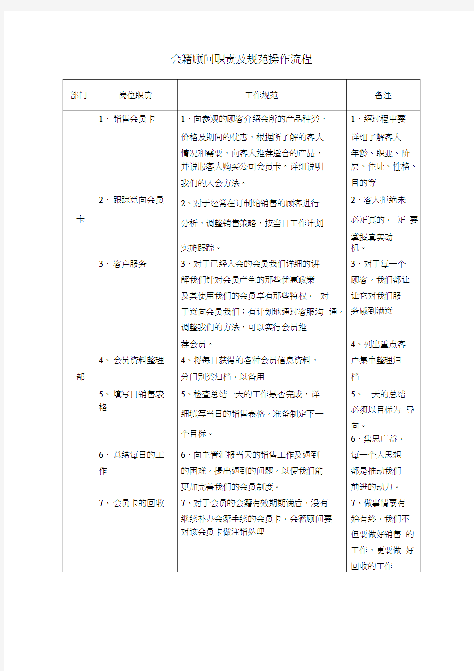 会籍管理制度