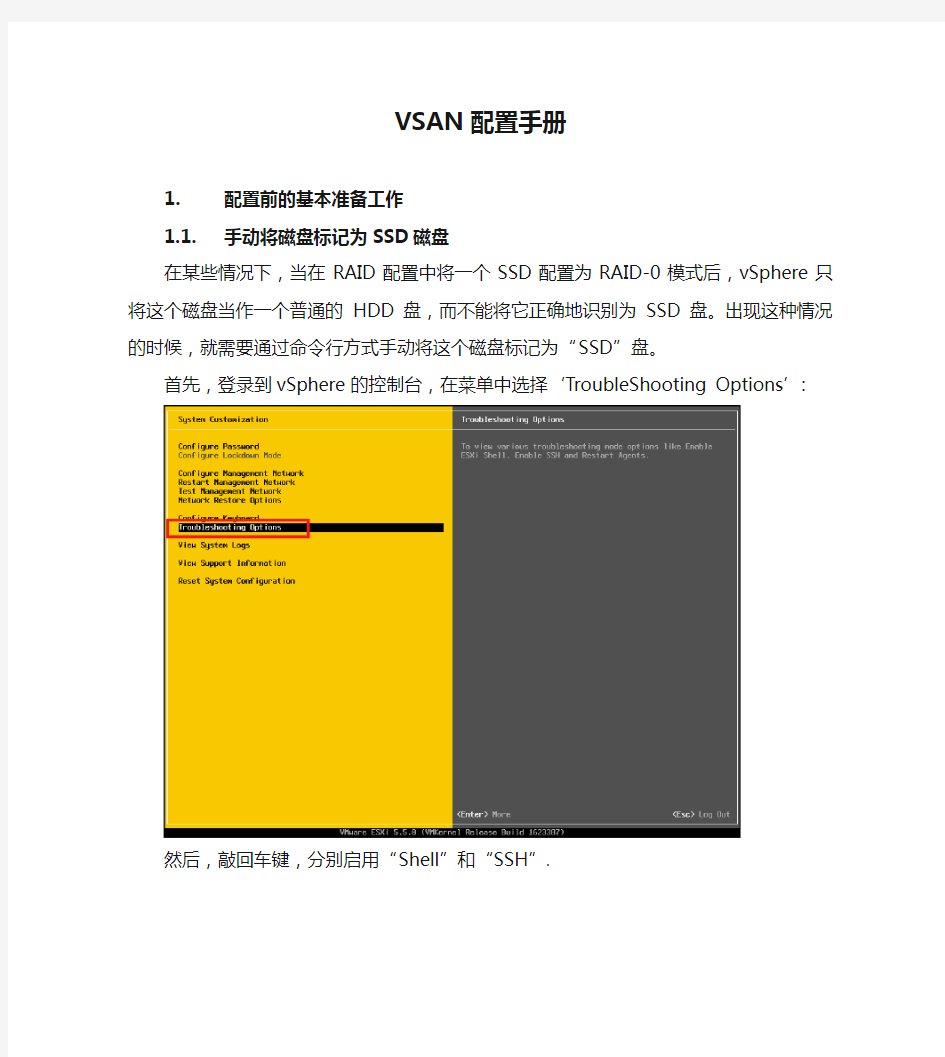 VMware-VSAN配置手册