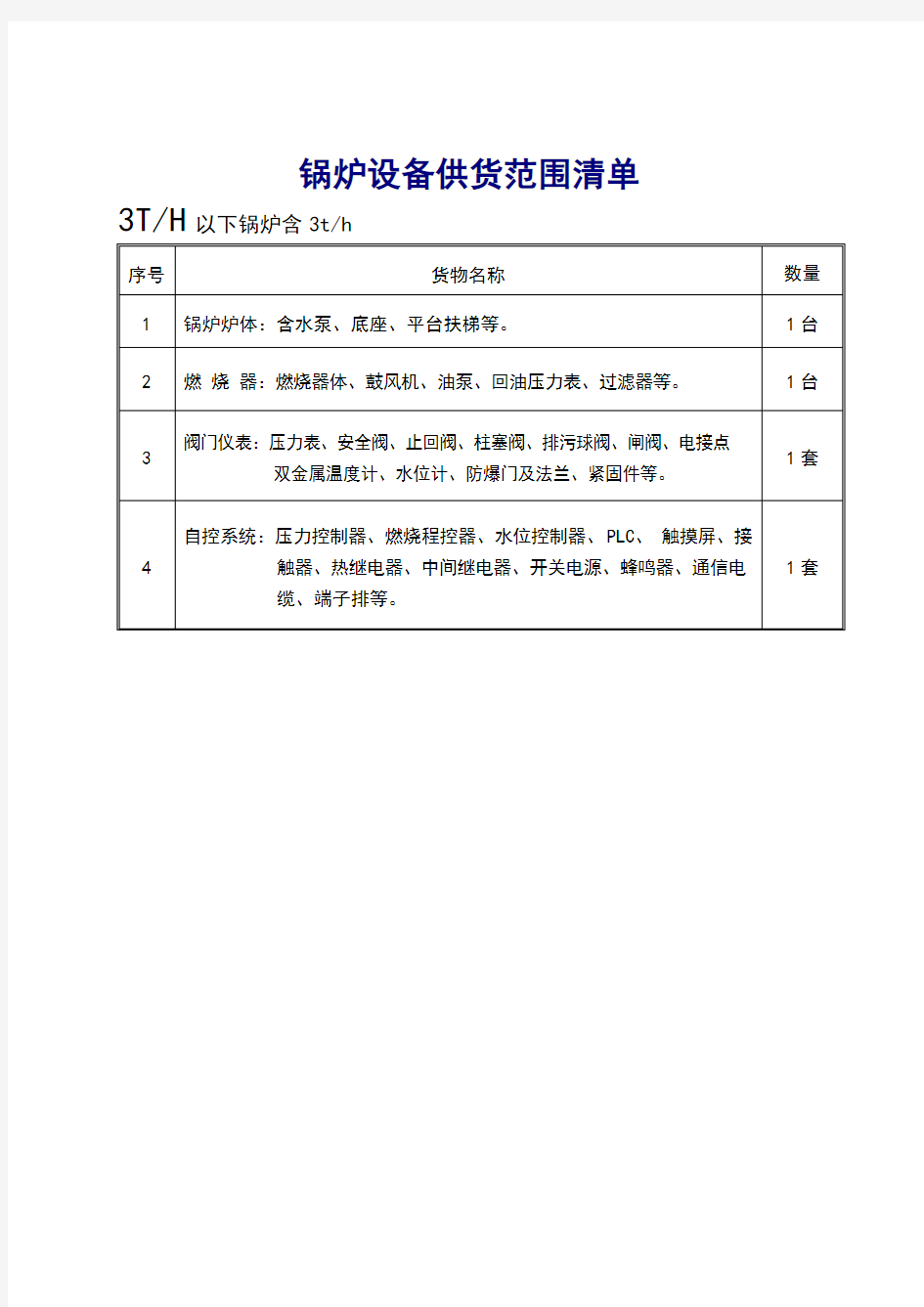 燃油蒸汽锅炉原理和结构