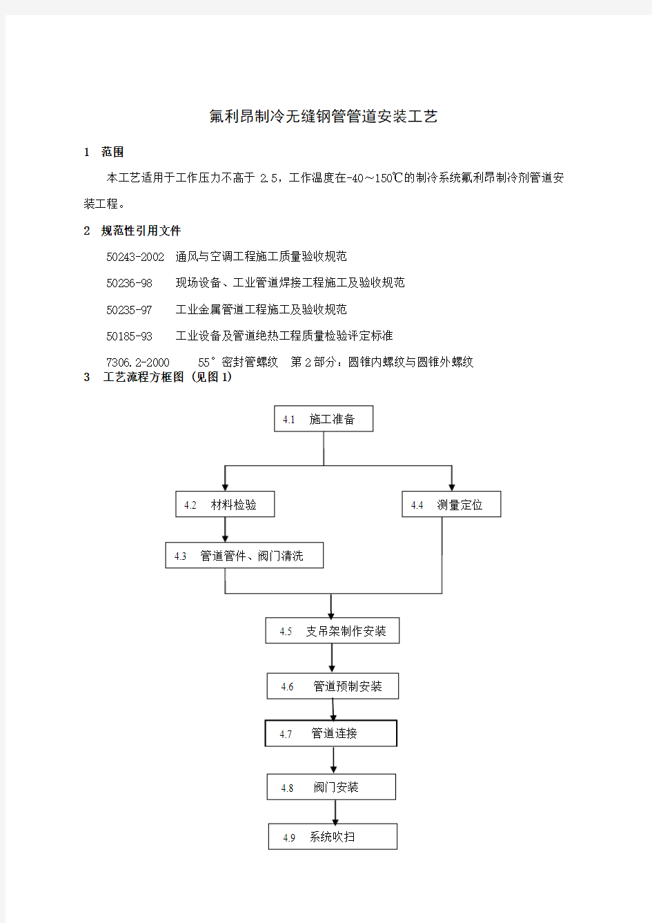 无缝钢管管道安装工艺..