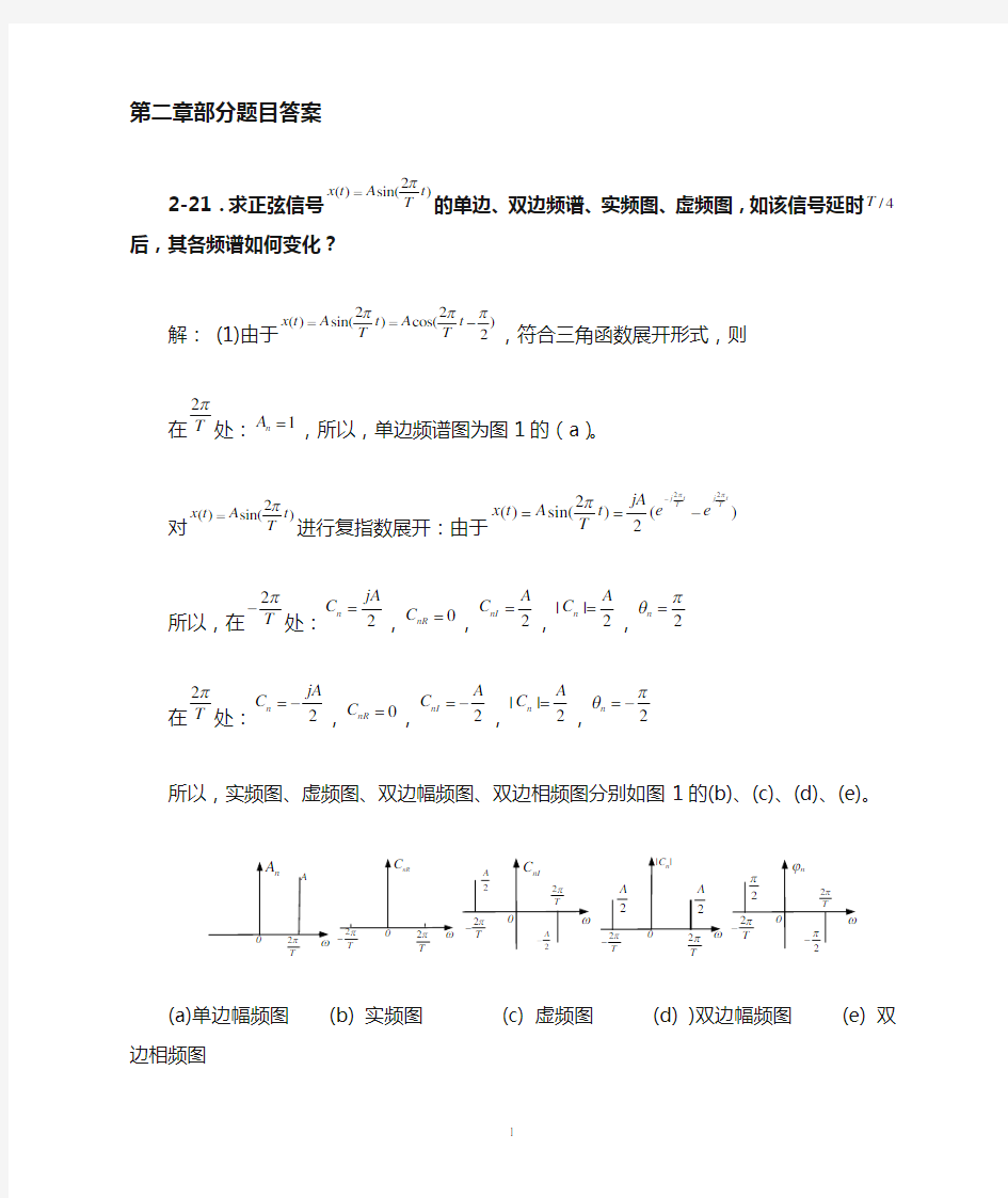 测试技术基础习题答案-江征风