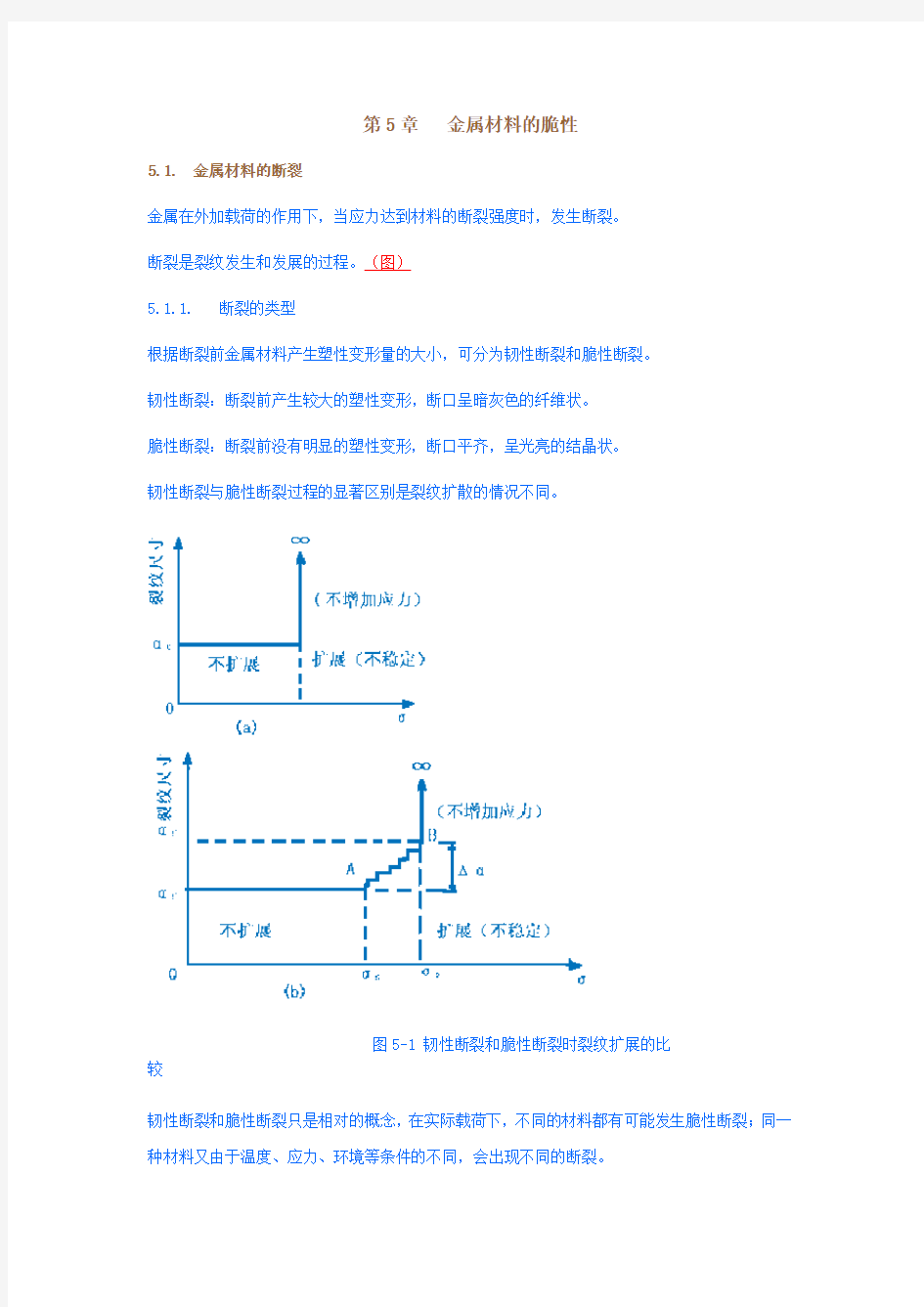 金属材料的脆性