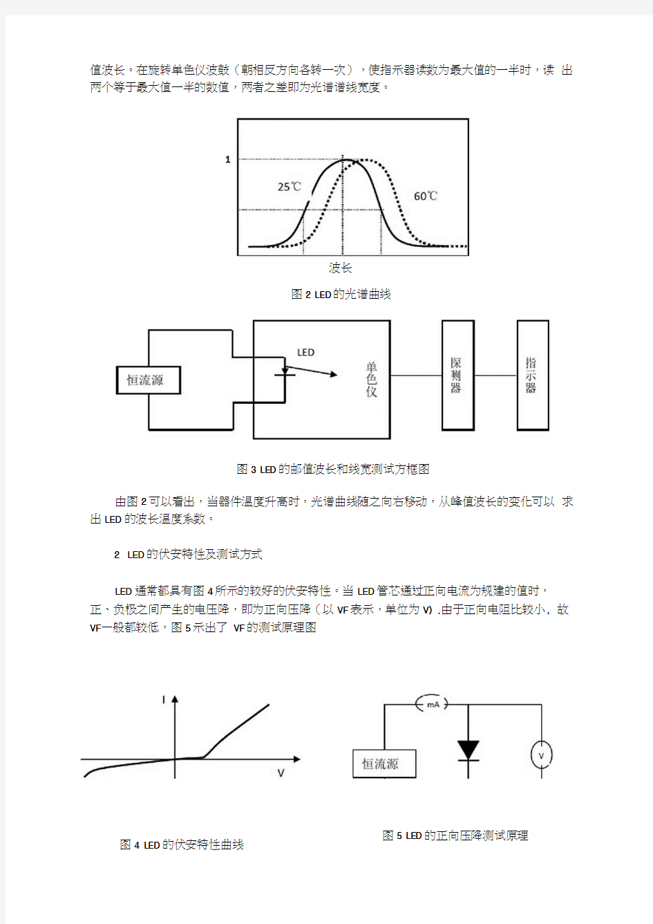 发光二极管的主要参数及测量方法